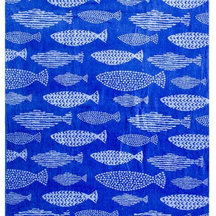 Bunty's Beach Towel 0700 Design 209 088x176cms 665GMS Royal