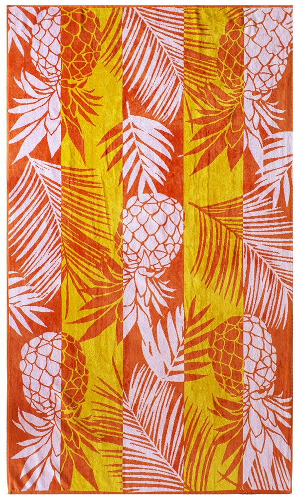 Bunty's Beach Towel 0800 Design 040 101x180cms 821GMS Orange Bunty's Beach Towel 0800 Design 040 101x180cms 821GMS Orange