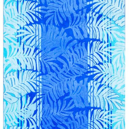 Bunty's Beach Towel 0900 Design 073 105x187cms 925GMS Blue Turquoise