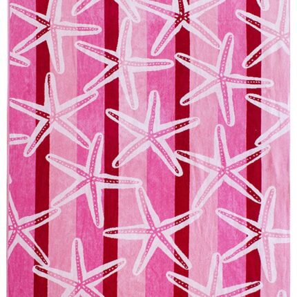 Bunty's Beach Towel 0900 Design 077 102x187cms 878GMS Pink