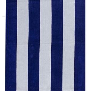 Bunty's Beach Towel 0500 Design 07 075x150cms 460GMS Cabana Blue