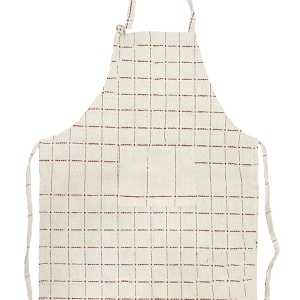 Bunty's Apron Mitt Set 4 Checks Red