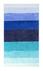 Bunty's Beach Towel Design 11 100x180cms 900GMS Jacquard Stripes Blue
