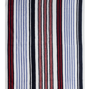 Bunty's Beach Towel 0700 Design 009 095x190cms 680GMS Jacquard Blue Red