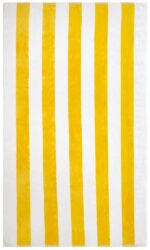 Bunty's Beach Towel 1100 Design 007 100x196cms 1082GMS Yellow Pink