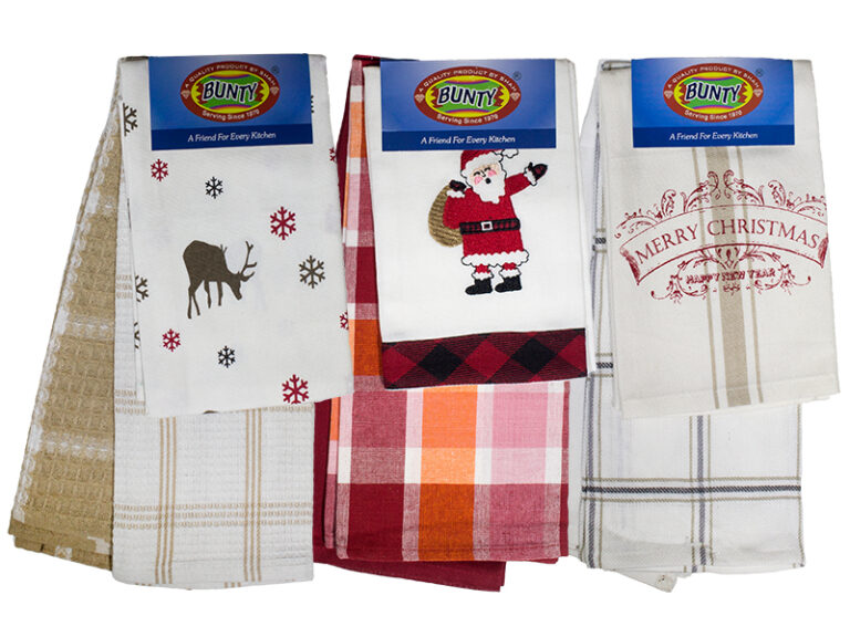 Bunty's Dish Cloth Design 110 243GSM 050x070cms 09 Piece Pack Assorted
