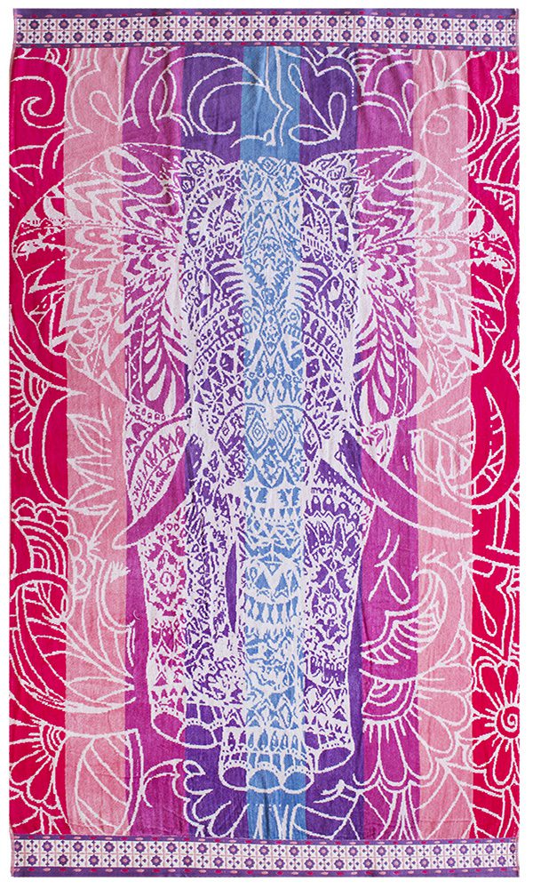 Bunty's Beach Towel 0700 Design 123 095x180cms 720GMS Pink Bunty's Beach Towel 0700 Design 123 095x180cms 720GMS Pink