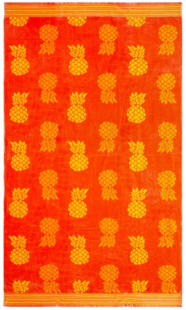 Bunty's Beach Towel 0700 Design 137 090x180cms 660GMS Orange Bunty's Beach Towel 0700 Design 137 090x180cms 660GMS Orange