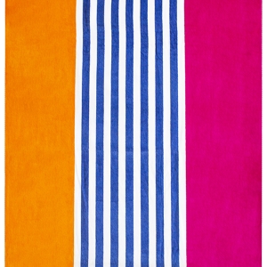 Bunty's Beach Towel 0700 Design 161 100x180cms 680GMS Orange Blue