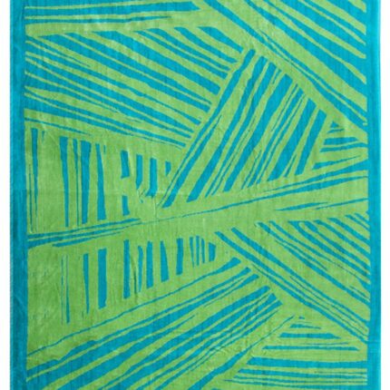 Bunty's Beach Towel 09000 Design 051 100x190cms 905GMS Green Turquoise