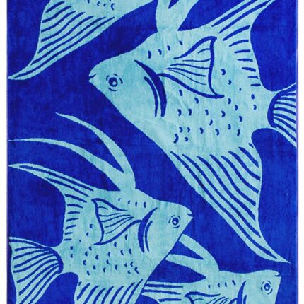 Bunty's Beach Towel 09000 Design 052 100x180cms 915GMS Fish