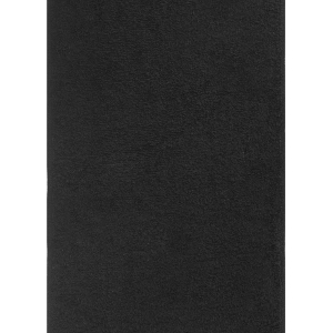 Bunty's Plush 380GSM 030x050cms Fringe Guest Towel Jet Black