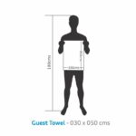 Plush 380 GSM Terry Fringe Guest Towel - Image 40