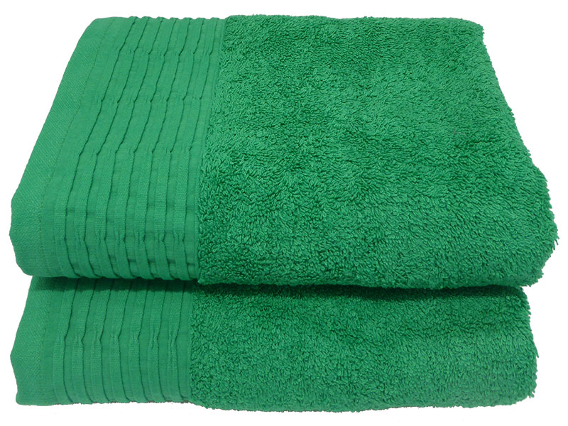 Dutch Terry Towel, Green, Surplus