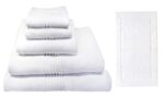 Bunty's Hotel Collection 600GSM 06 Piece Towel Set White