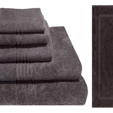 Bunty's Hotel Collection 600GSM 06 Piece Towel Set Pavement