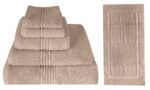 Bunty's Hotel Collection 600GSM 06 Piece Towel Set Tapioca