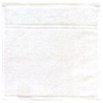 Bunty's Hotel Collection 600GSM 030x030cms Face Cloth Optical White