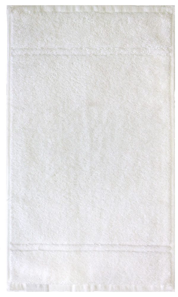 Bunty's Hotel Collection 600GSM 030x050cms Guest Towel Optical White