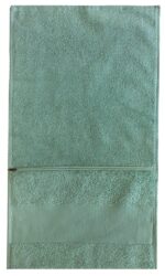 Bunty's Plush Gym Towel 450GSM 030x075cms Zip Pocket Harbour Grey