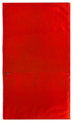Bunty's Plush Gym Towel 450GSM 030x075cms Zip Pocket Tomato