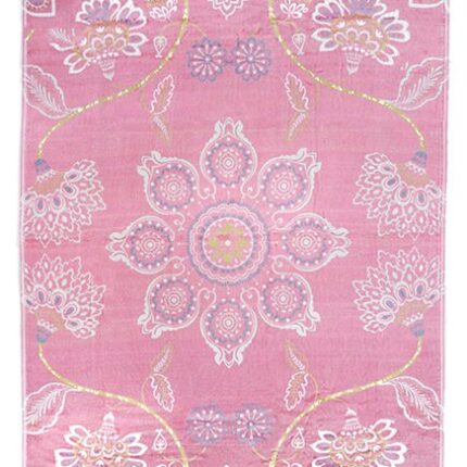 Bunty's Printed Beach Towel 070x140cms 400GMS Paisly Pink