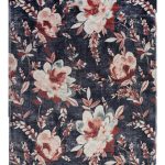 Bunty's Printed Beach Towel Design 004 075x150cms 430GMS Flowers Red