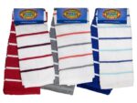 Bunty's Dish Cloth 370GSM 045x060cms Design Terry Stripe 06 Piece Pack Assorted