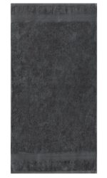 Bunty's Plush 450GSM 030x050cms Guest Towel Castlerock Grey