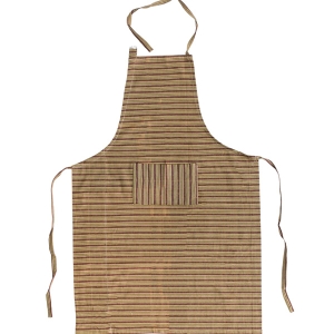 Bunty's Apron Design 016 Striped Brown