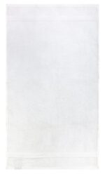 Bunty's Elegant 380GSM 070x130cms Zero Twist Bath Towel White