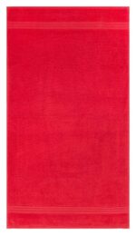 Bunty's Luxurios 570GSM 050x090cms Zero Twist Hand Towel Red