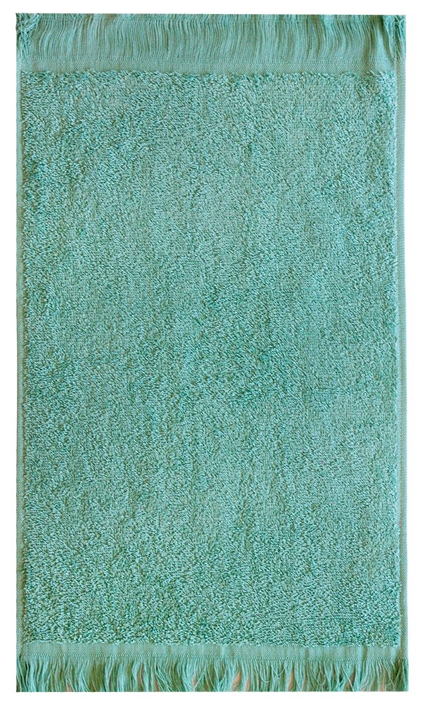 Bunty's Plush 450GSM 030x050cms Fringe Guest Towel Harbour Grey