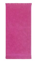 Bunty's Plush 380GSM 030x050cms Fringe Guest Towel Fushcia Purple