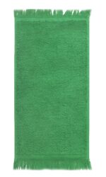 Bunty's Plush 380GSM 030x050cms Fringe Guest Towel Jolly Green