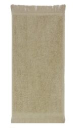 Bunty's Plush 380GSM 030x050cms Fringe Guest Towel Pebble