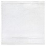 Bunty's Luxurious 570GSM 030x030cms Zero Twist Face Cloth White