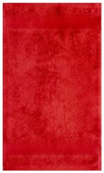 Bunty's Plush 450GSM 030x050cms Guest Towel Tomato