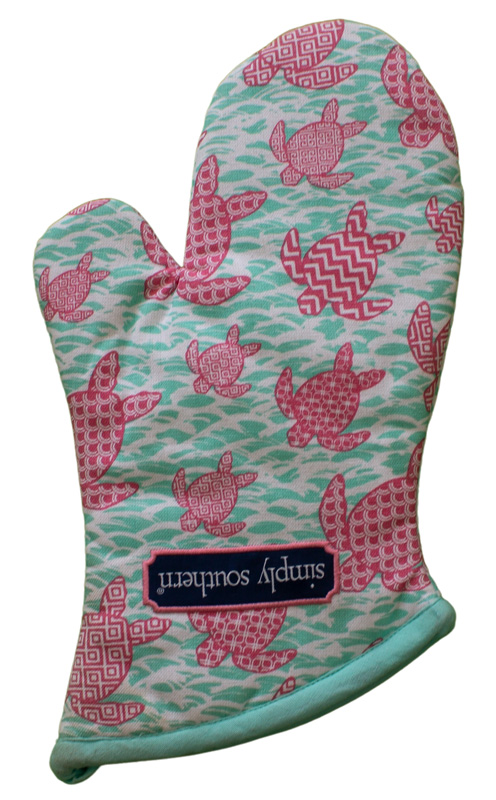 designer oven mitt