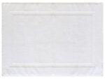 Bunty's Hotel Collection 600GSM 050x080cms Bath Mat Optical White