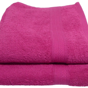 Bunty's Plush 450GSM 050x090cms Hand Towel Fushcia Purple 02 Piece Pack