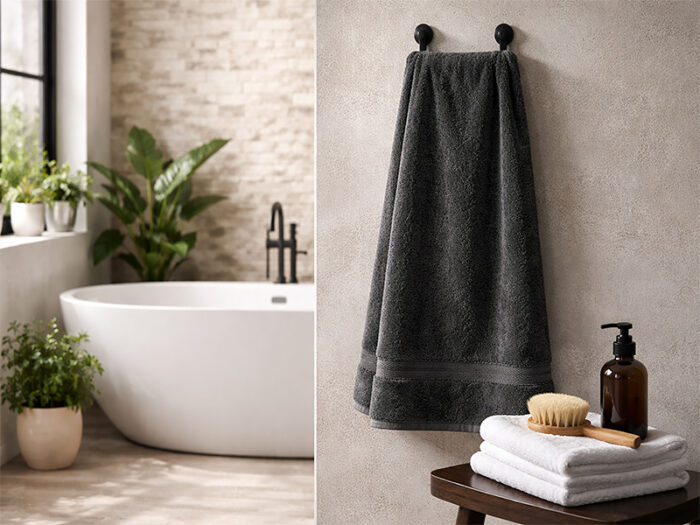 Plush 450GSM 70x130cms Bath Towels – Bunty