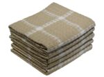 Bunty's Kitchen Towel Design 2001 047x070cms Big Checks Beige White 0.390GMS