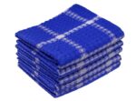 Bunty's Kitchen Towel Design 2001 047x070cms Big Checks Blue White 0.390GMS