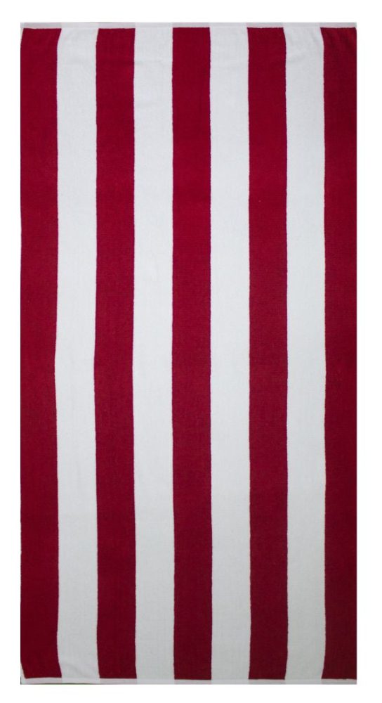 Bunty's Plush 450GSM 090x180cms Terry Cabana 730GMS Racing Red Bunty's Plush 450GSM 090x180cms Terry Cabana 730GMS Racing Red