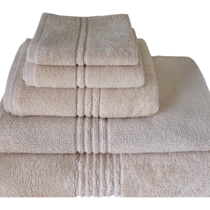 Bunty's Hotel Collection 600GSM 05 Piece Towel Set Tapioca