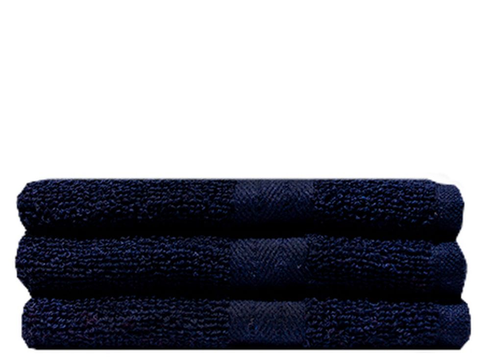 Bunty's Ocean 380GSM 030x050cms Guest Towel Navy 03 Piece Pack