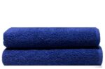 Bunty's Saloon Towel 380GSM 050x090cms Royal 02 Piece Pack