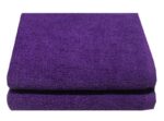 Bunty's Saloon Towel 380GSM 050x090cms Purple 02 Piece Pack