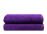 Bunty's Saloon Towel 380GSM 050x090cms Purple 02 Piece Pack